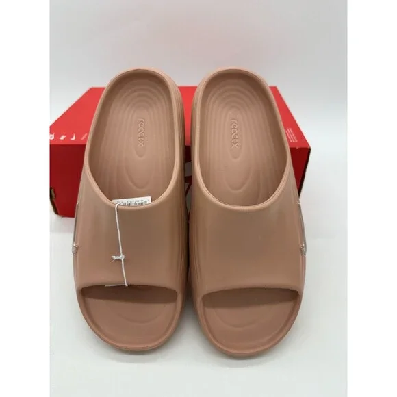 Nike ReactX Rejuven8 Slide Women's size 10 Rose Gold Slides